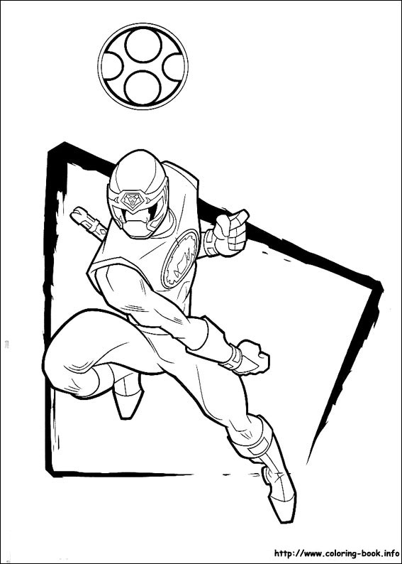 Power Rangers coloring picture